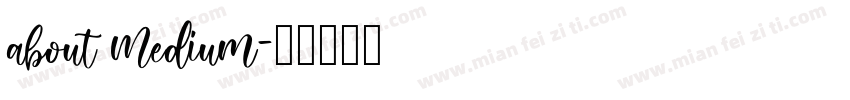 about Medium字体转换